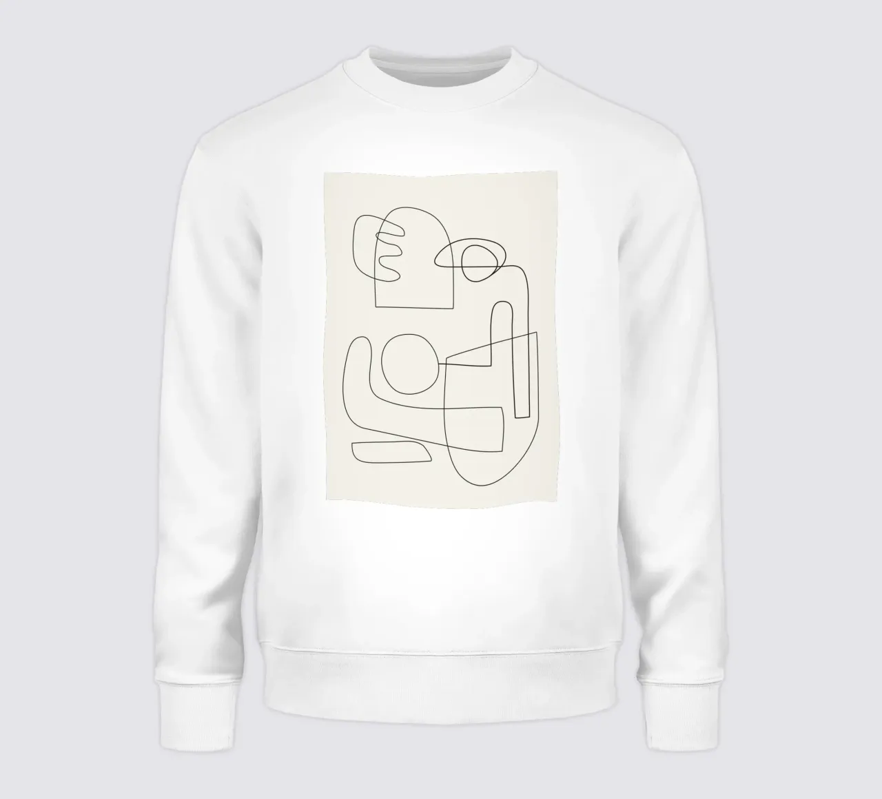 Minimal Abstract Shapes 02 sweatshirt van Nadjaa