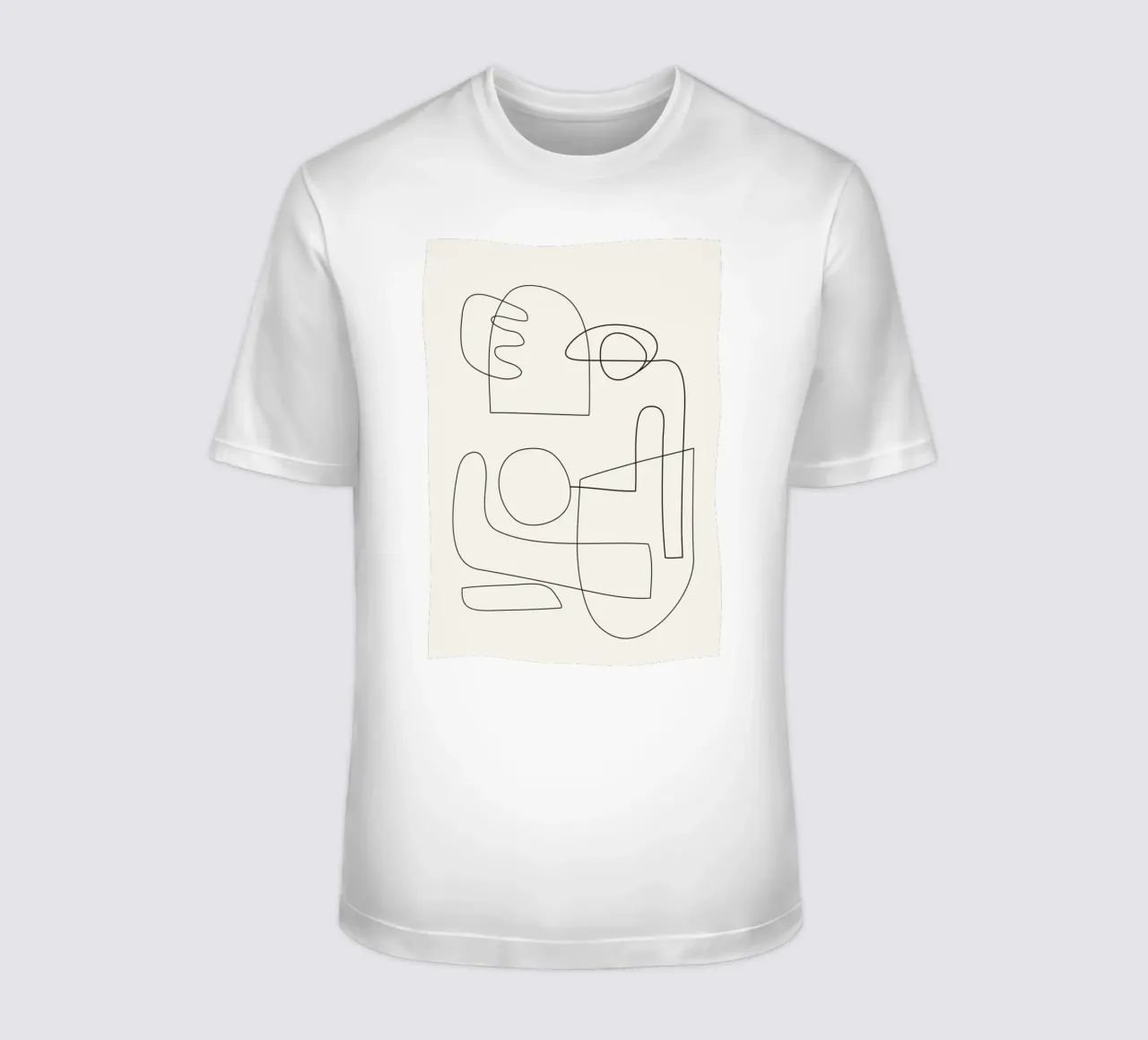 Minimal Abstract Shapes 02 t-shirt da Nadjaa