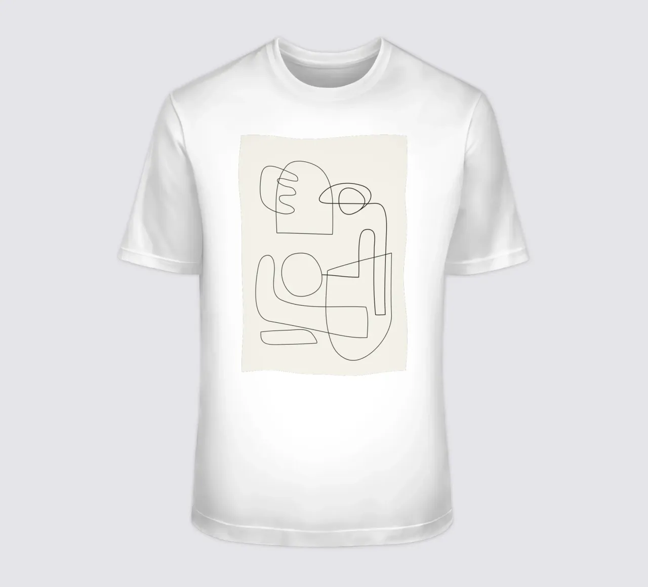 Minimal Abstract Shapes 02 T-Shirt von Nadjaa
