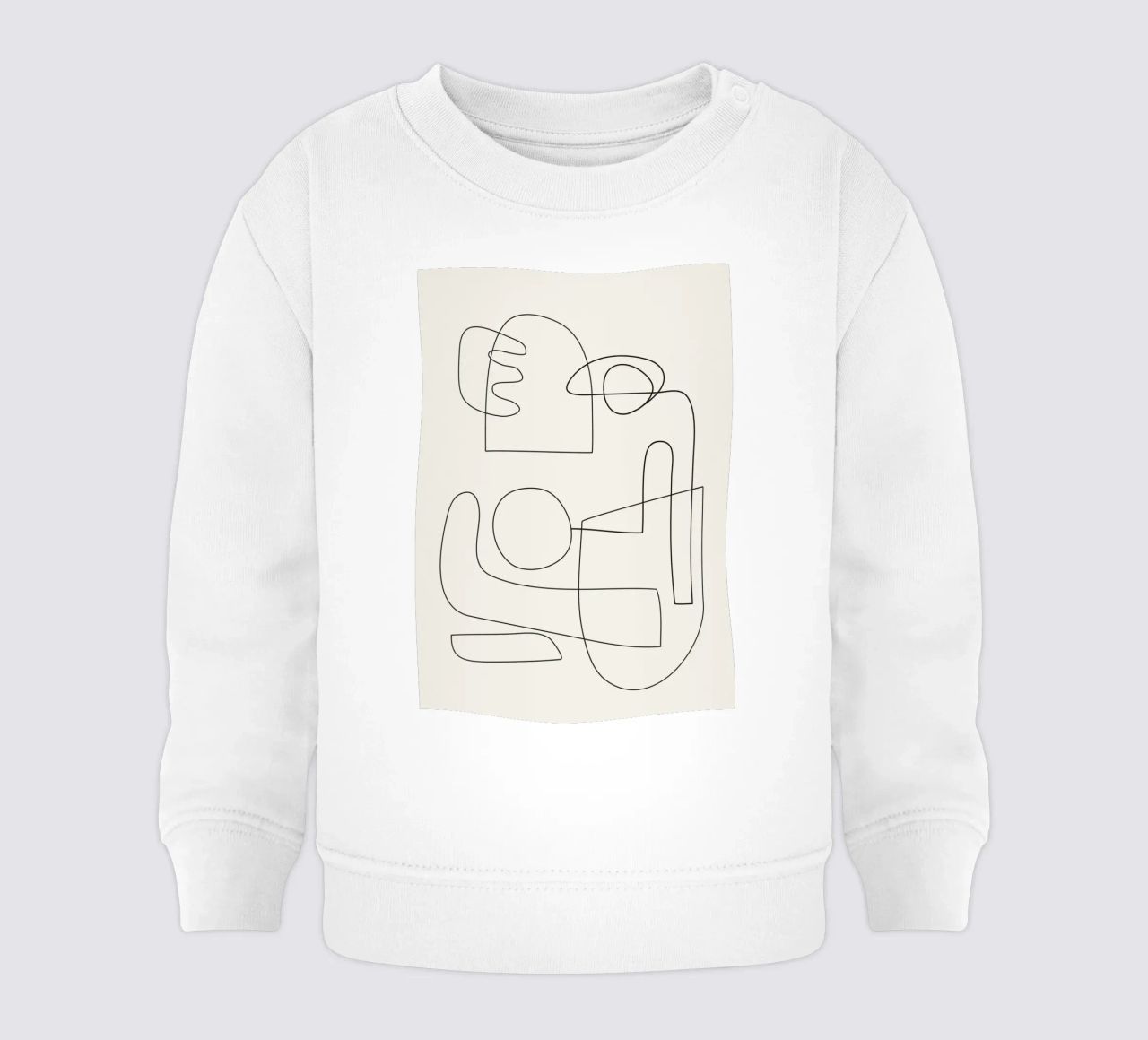 Minimal Abstract Shapes 02 felpa neonato da Nadjaa