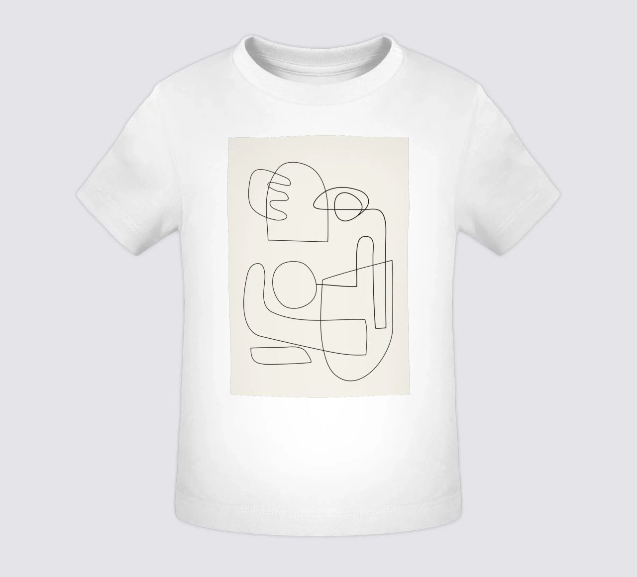 Minimal Abstract Shapes 02 maglietta neonato da Nadjaa