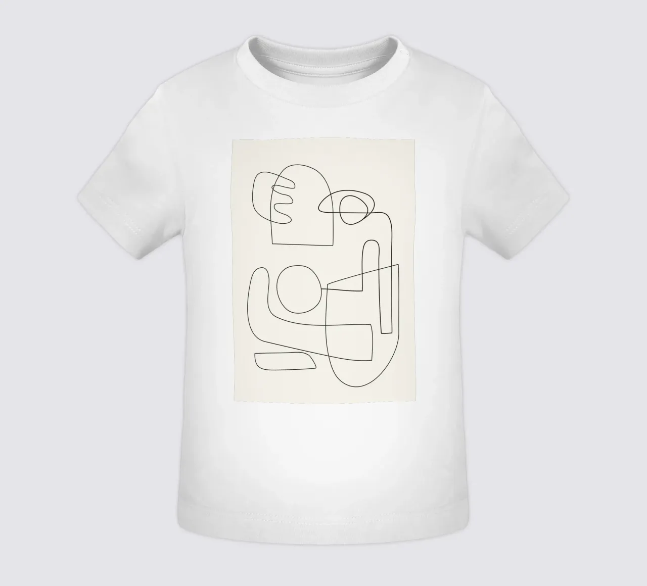 Minimal Abstract Shapes 02 maglietta neonato da Nadjaa