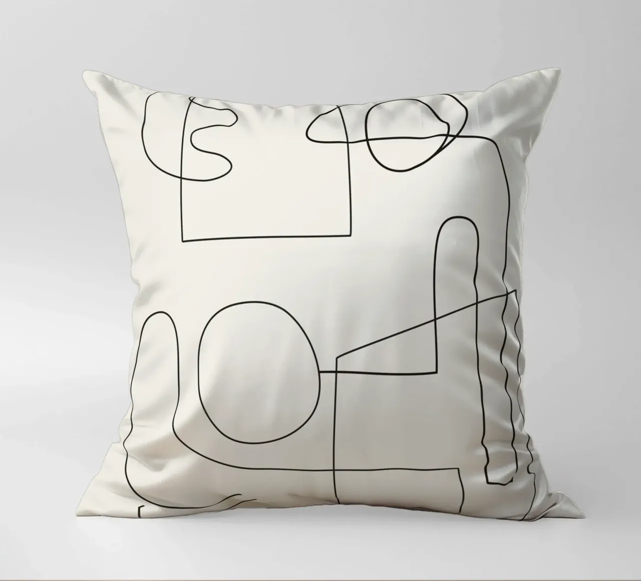Minimal Abstract Shapes 02 Kissen von Nadjaa