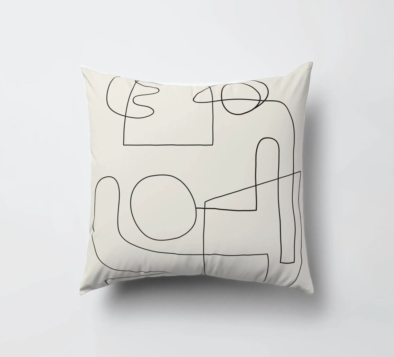 Minimal Abstract Shapes 02 cuscino da Nadjaa