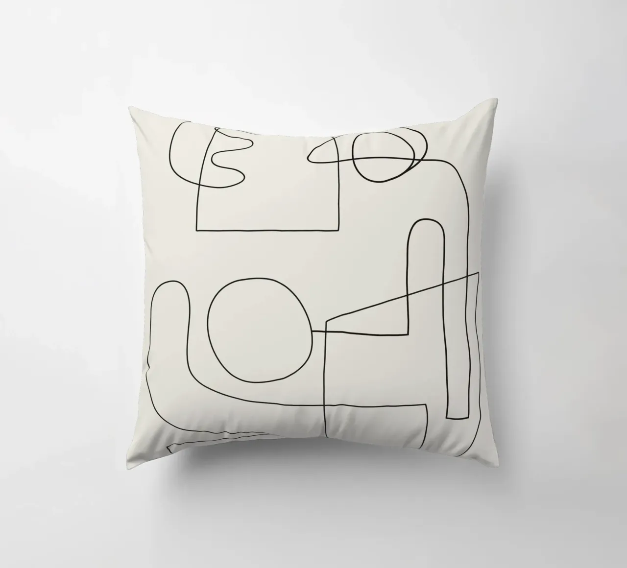 Minimal Abstract Shapes 02 Kissen von Nadjaa