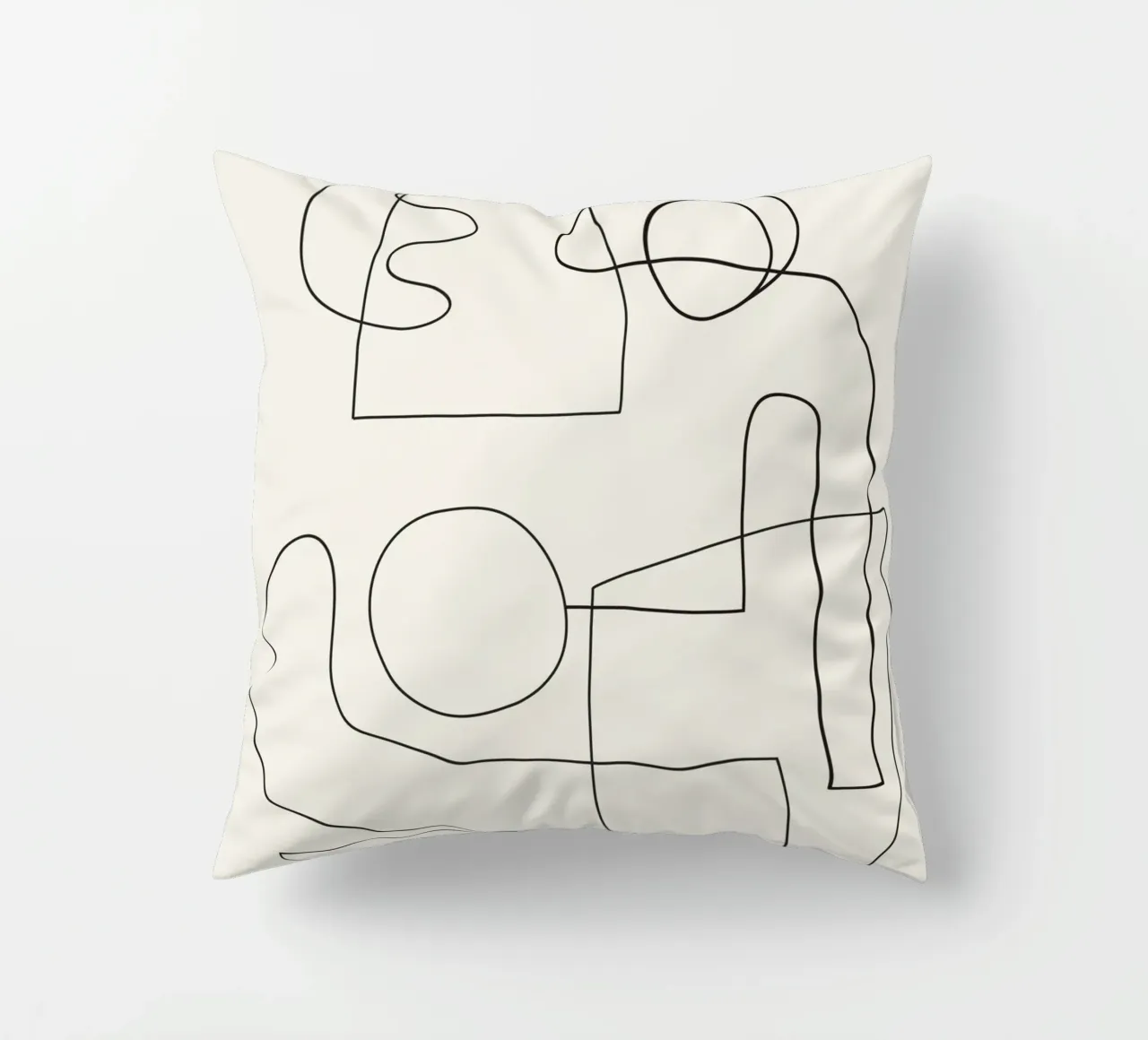 Minimal Abstract Shapes 02 Kissen von Nadjaa