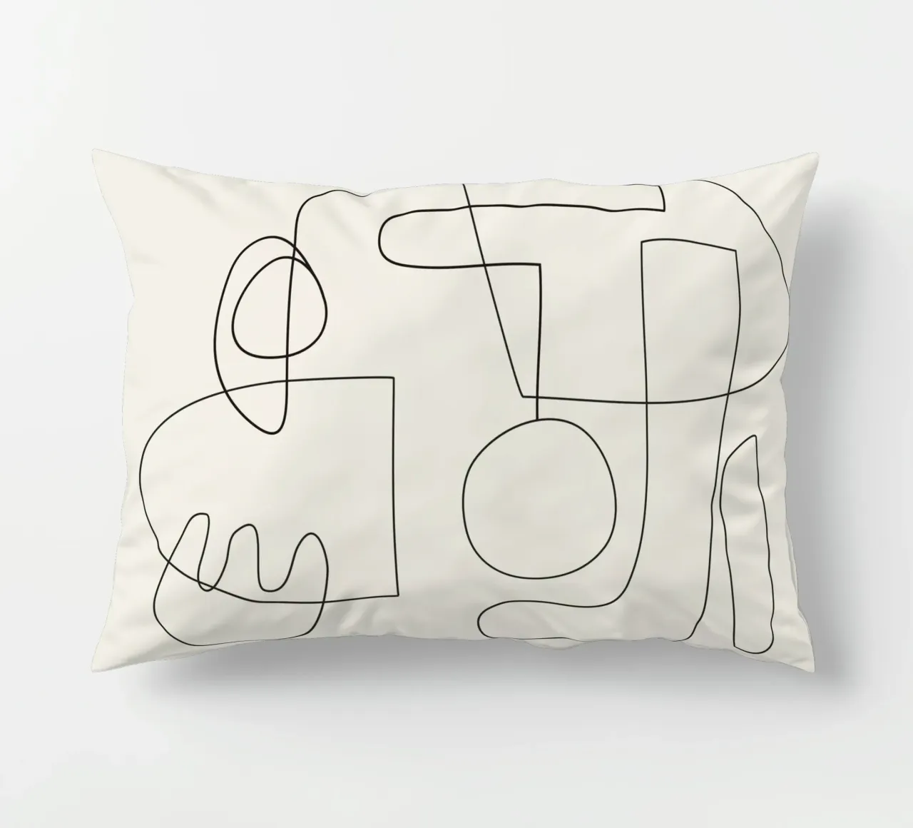 Minimal Abstract Shapes 02 cuscino da Nadjaa