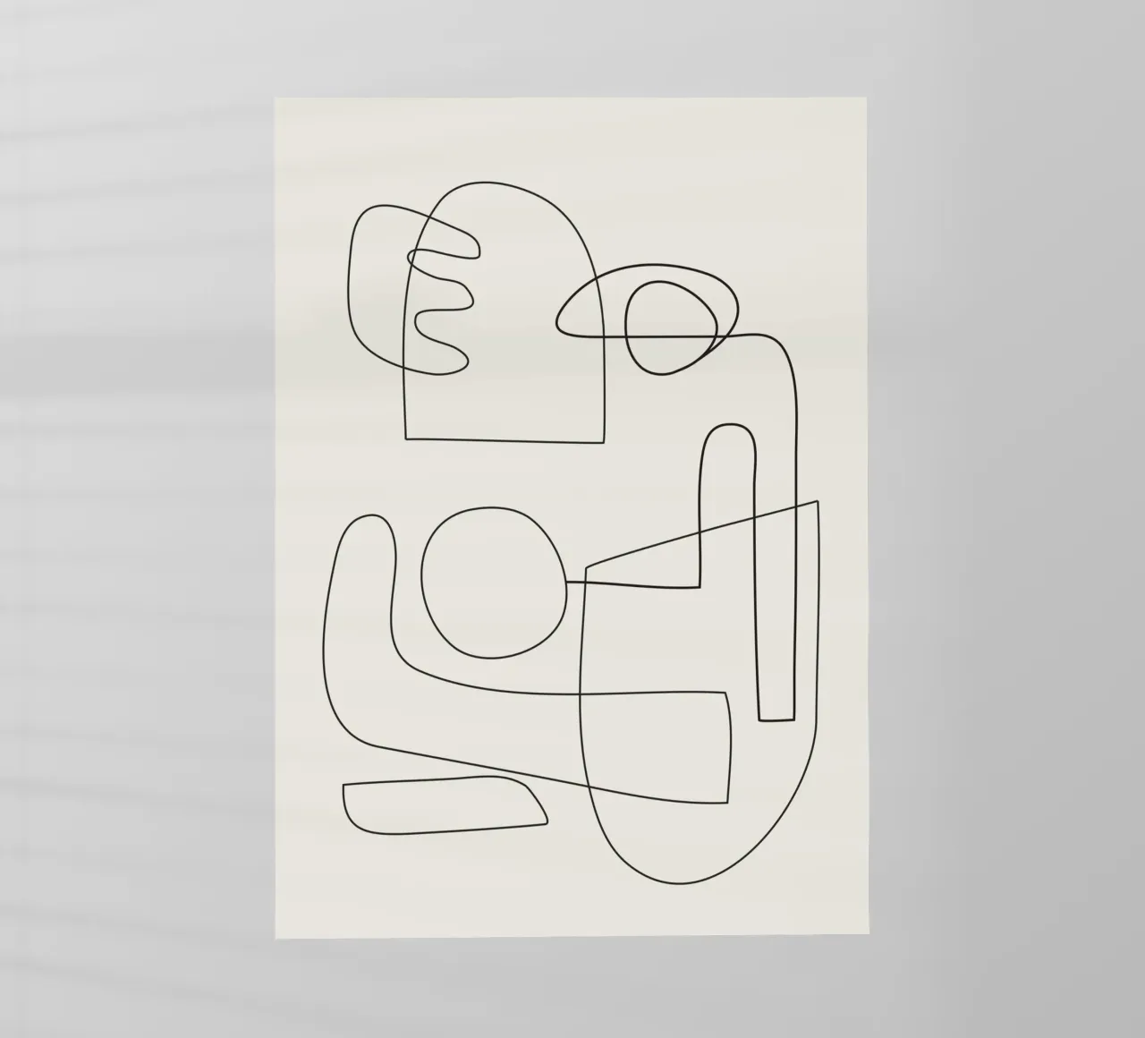 Minimal Abstract Shapes 02 pellicola backlit da Nadjaa