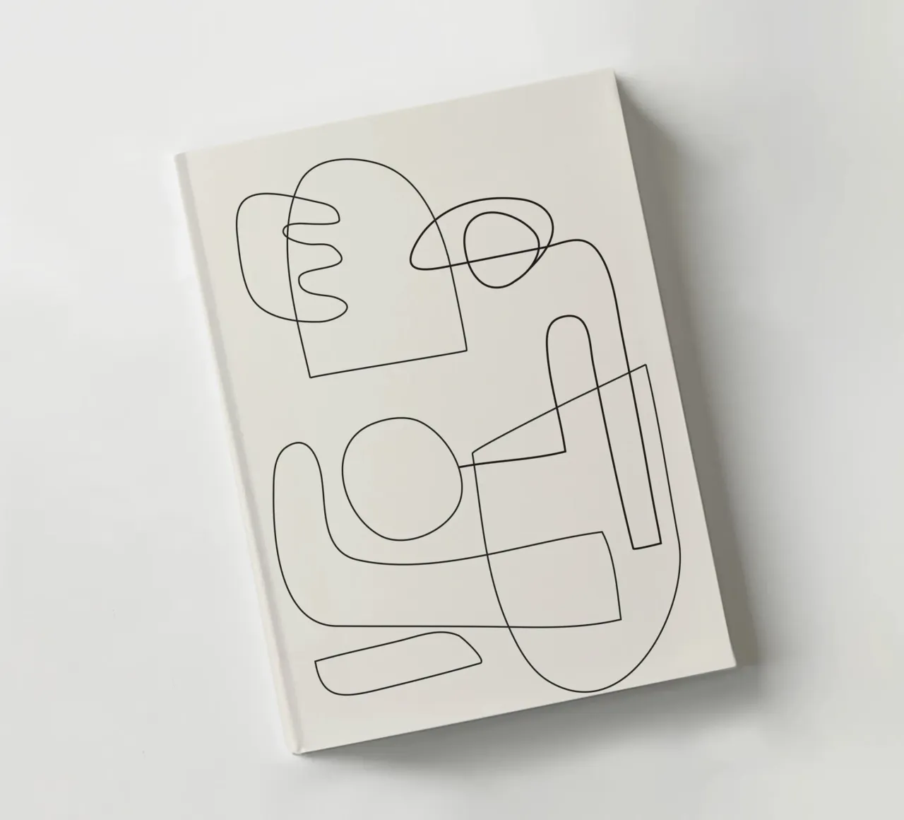 Minimal Abstract Shapes 02 notebook by Nadjaa