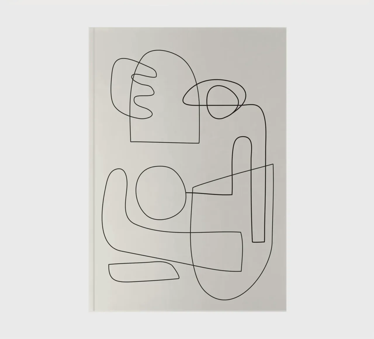 Minimal Abstract Shapes 02 notebook by Nadjaa