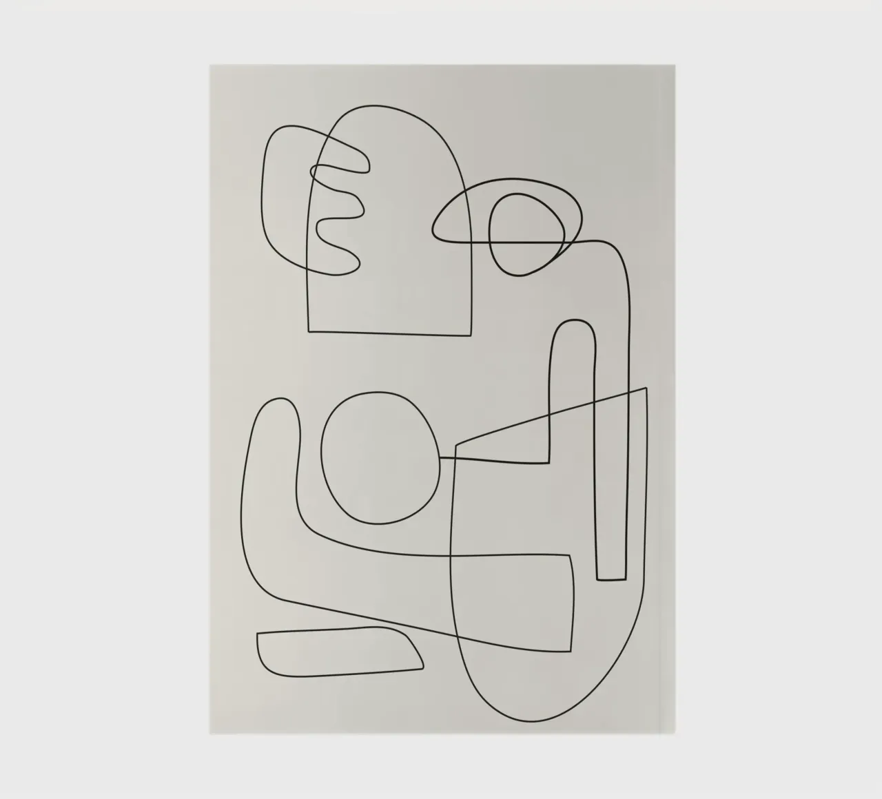 Minimal Abstract Shapes 02 notebook by Nadjaa