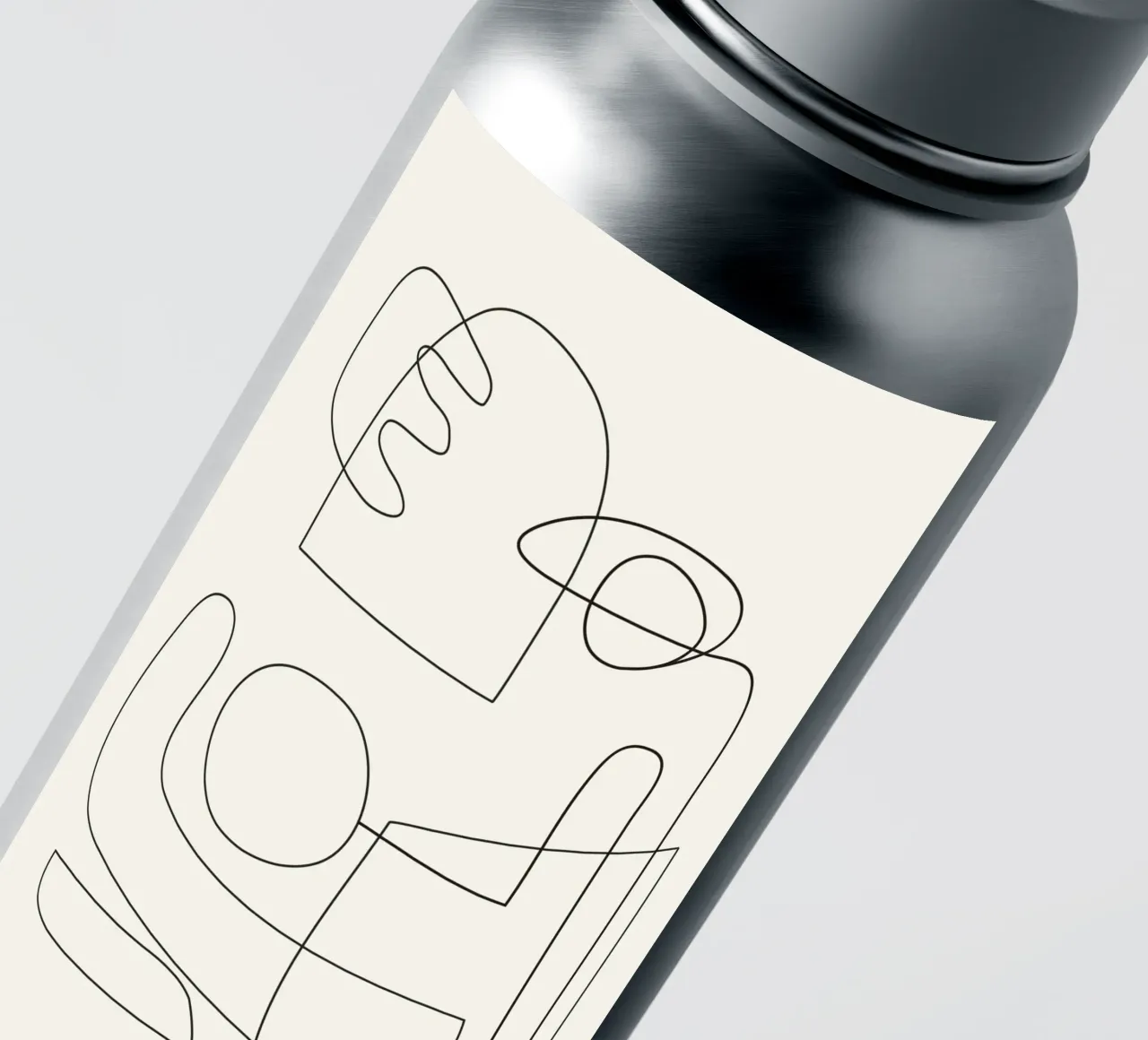 Minimal Abstract Shapes 02 adesivo da Nadjaa