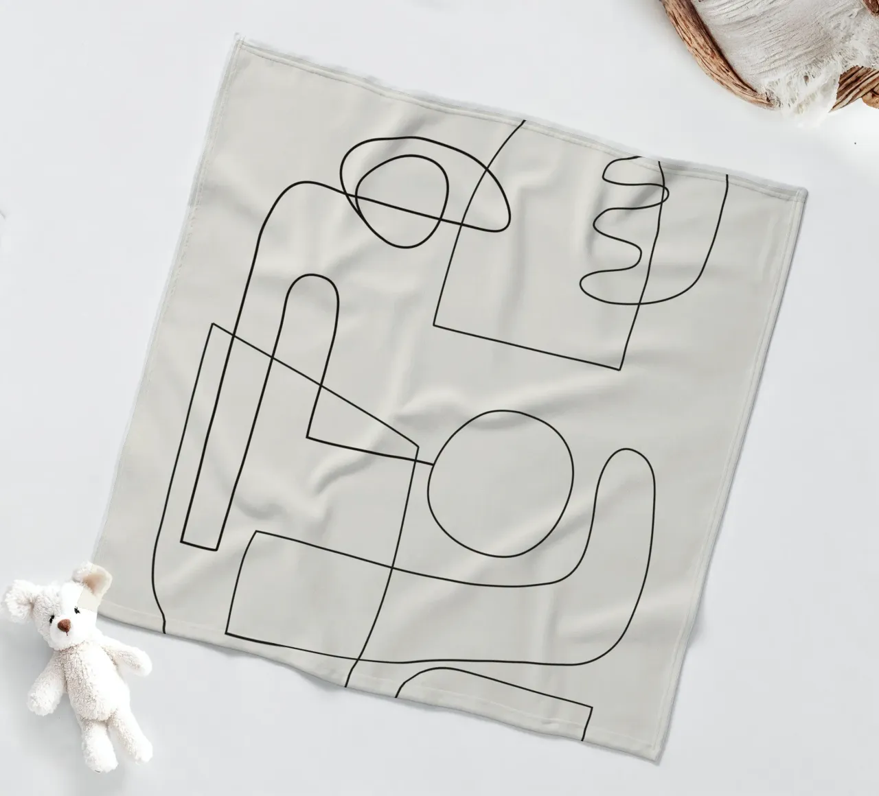 Minimal Abstract Shapes 02 coperta in pile da Nadjaa