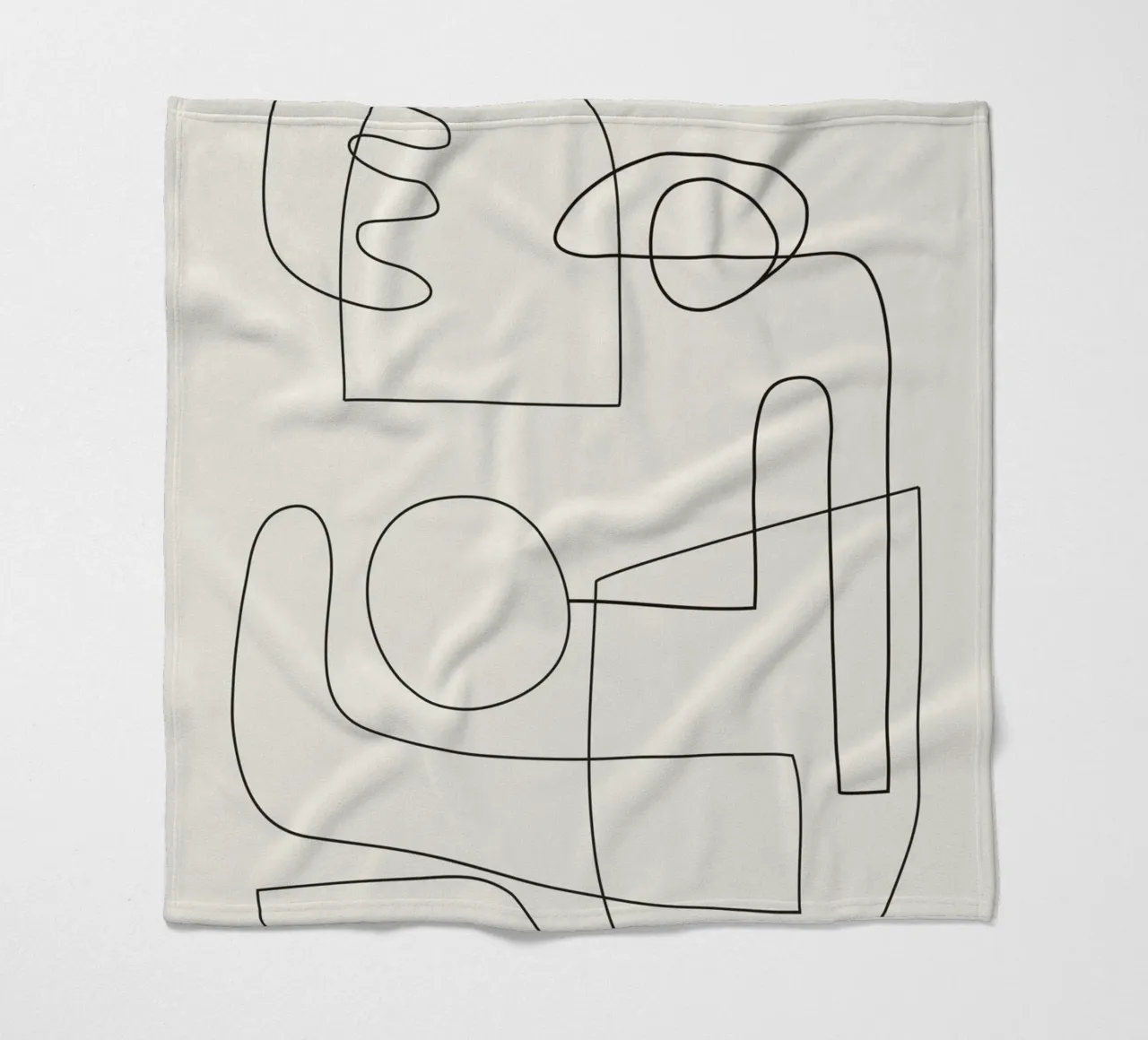 Minimal Abstract Shapes 02 coperta in pile da Nadjaa