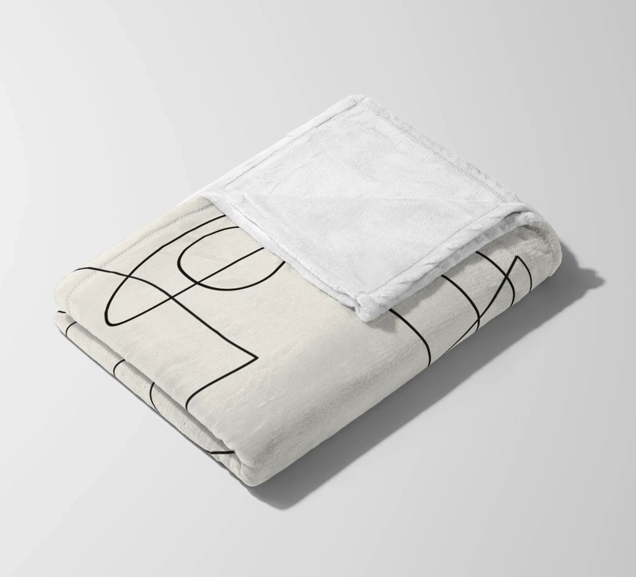 Minimal Abstract Shapes 02 coperta in pile da Nadjaa