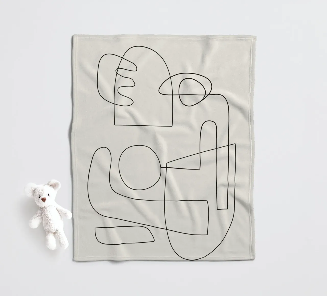 Minimal Abstract Shapes 02 coperta in pile da Nadjaa