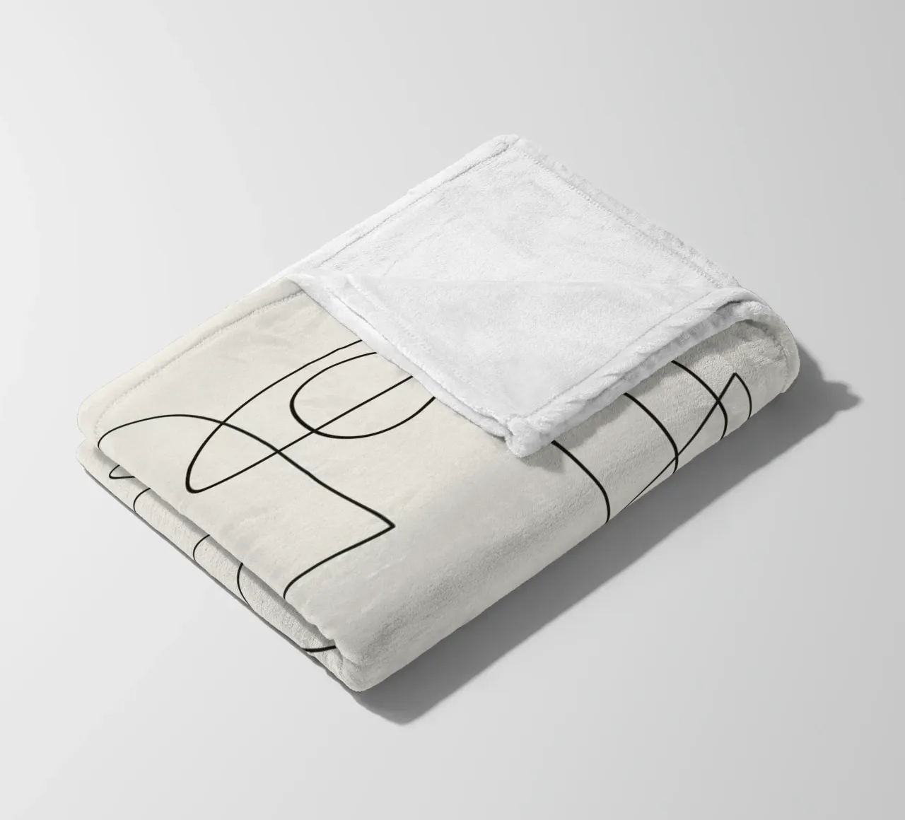 Minimal Abstract Shapes 02 coperta in pile da Nadjaa