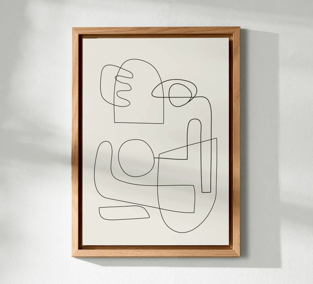 Minimal Abstract Shapes 02 alluminio dibond da Nadjaa