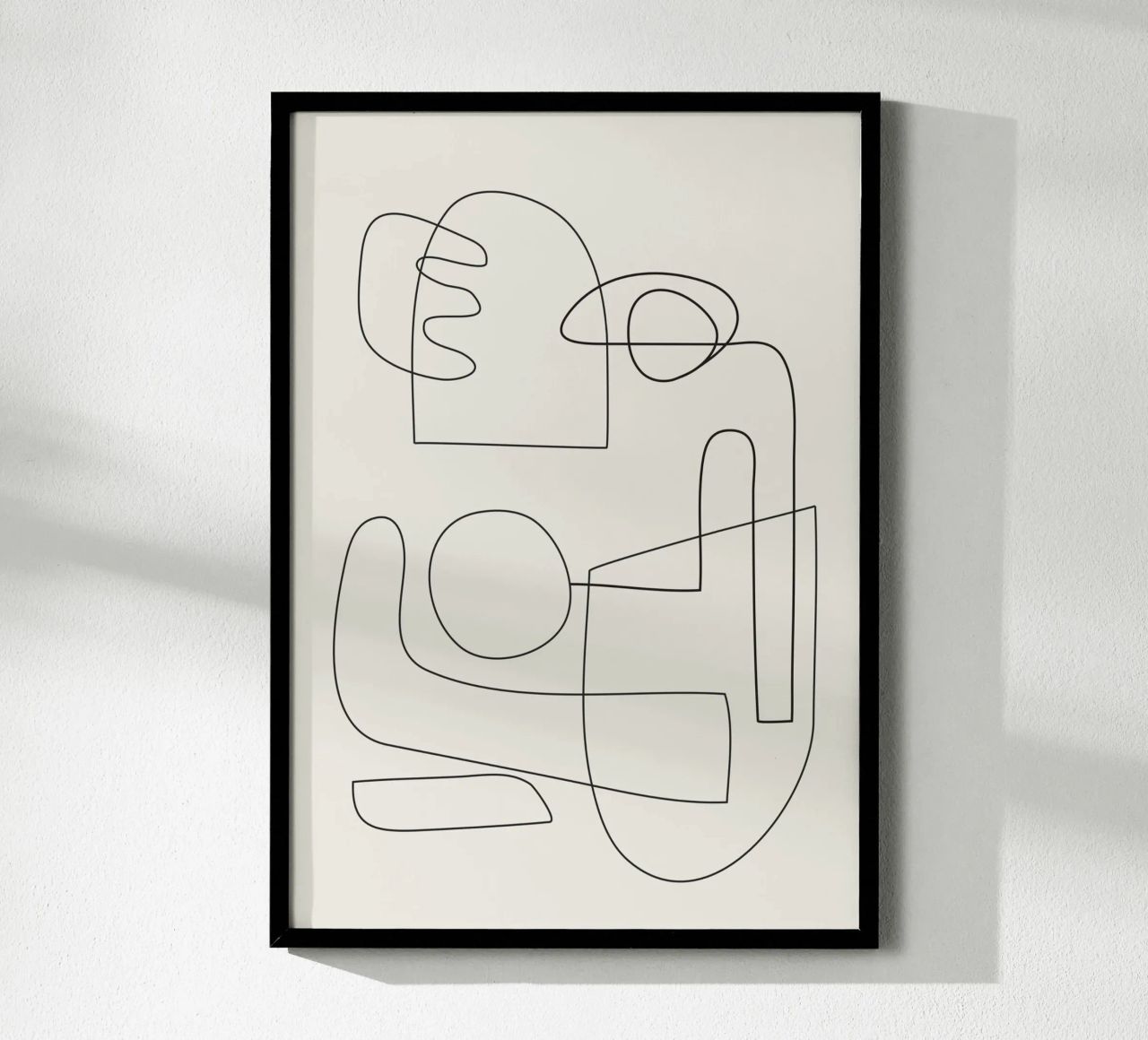 Minimal Abstract Shapes 02 Poster von Nadjaa