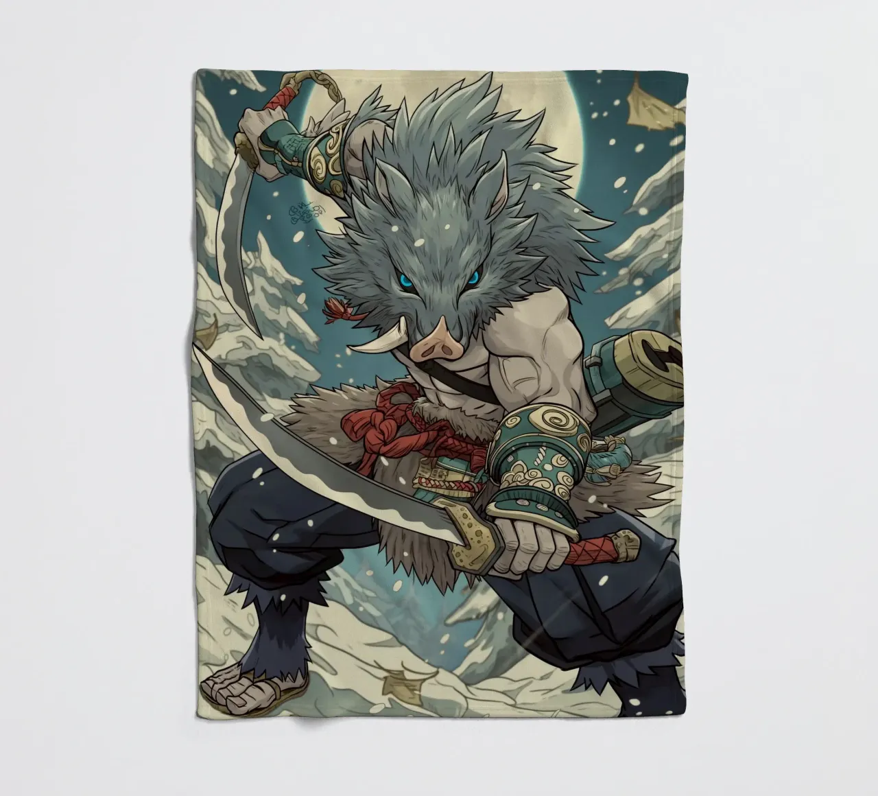 Inosuke Hashibiraendoder fleecedeken van Fleur de Lys