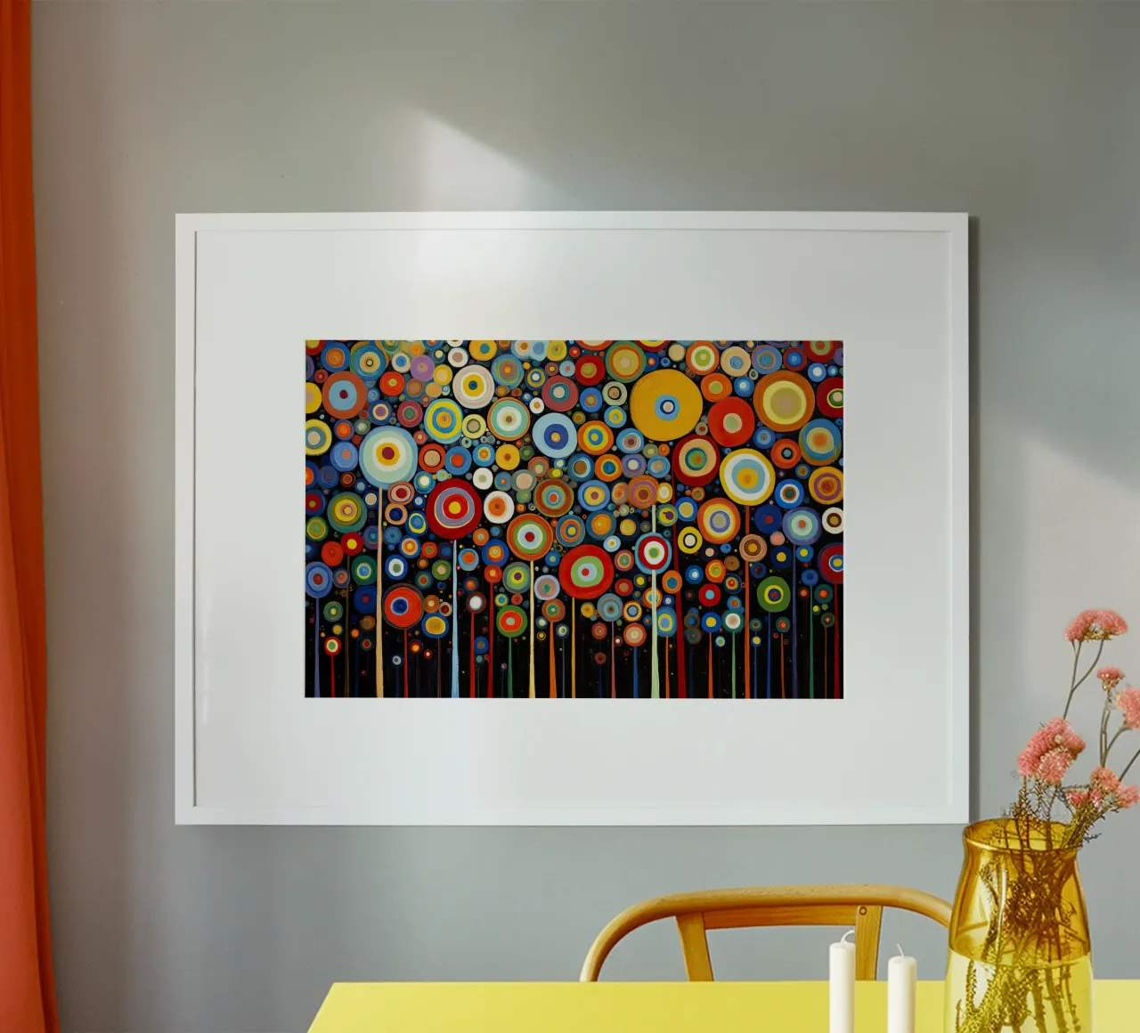 Arte da parete di Imagine poster con telaio in legno da Imagine