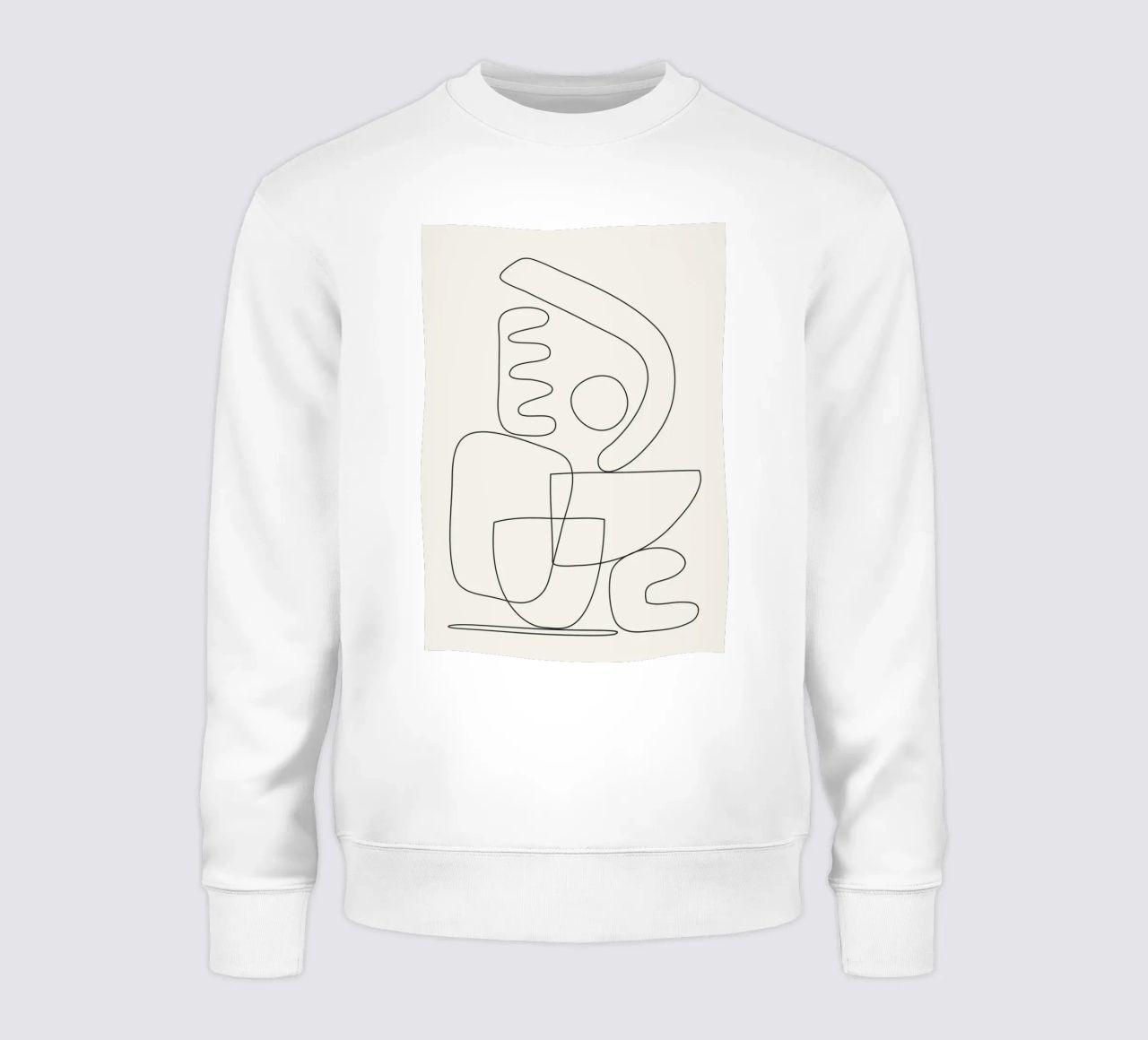 Minimal Abstract Shapes 03 sweatshirt by Nadjaa