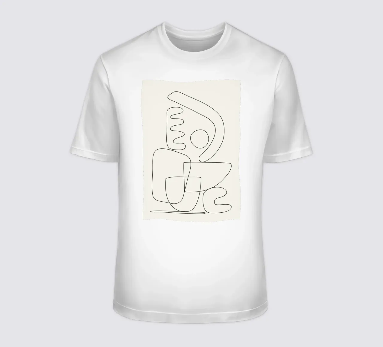Minimal Abstract Shapes 03 t-shirt da Nadjaa