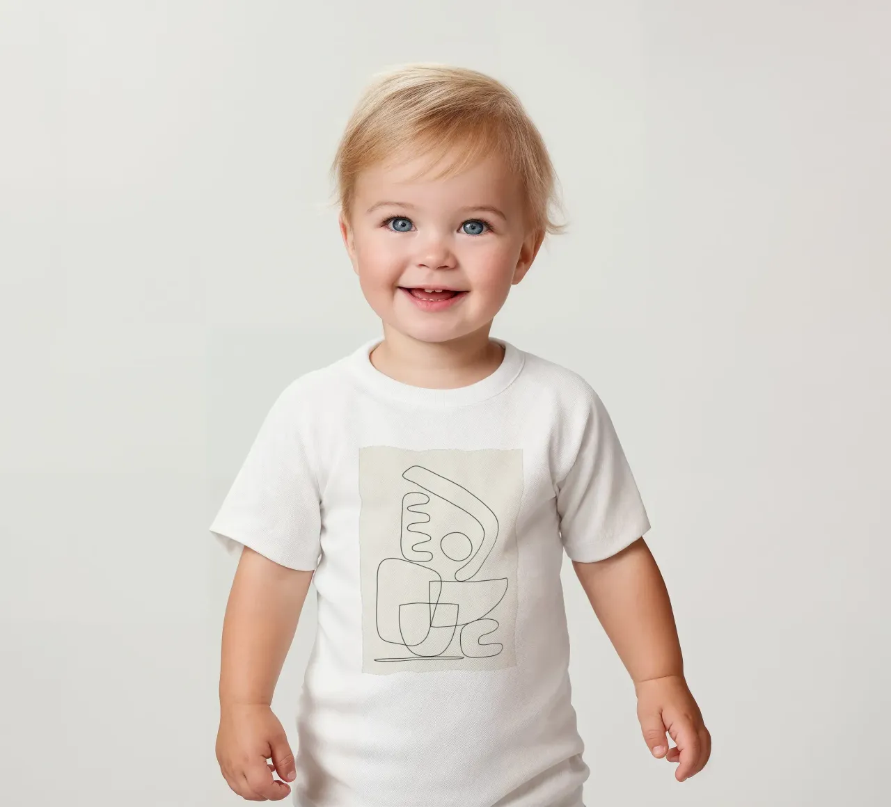 Minimal Abstract Shapes 03 baby t-shirt by Nadjaa