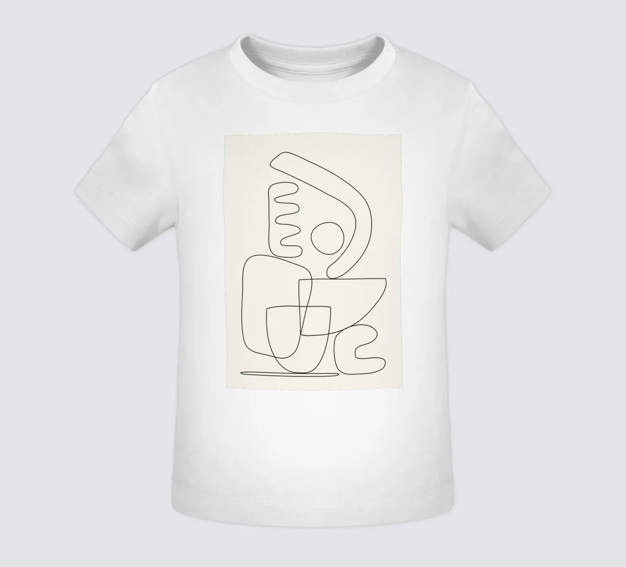 Minimal Abstract Shapes 03 maglietta neonato da Nadjaa