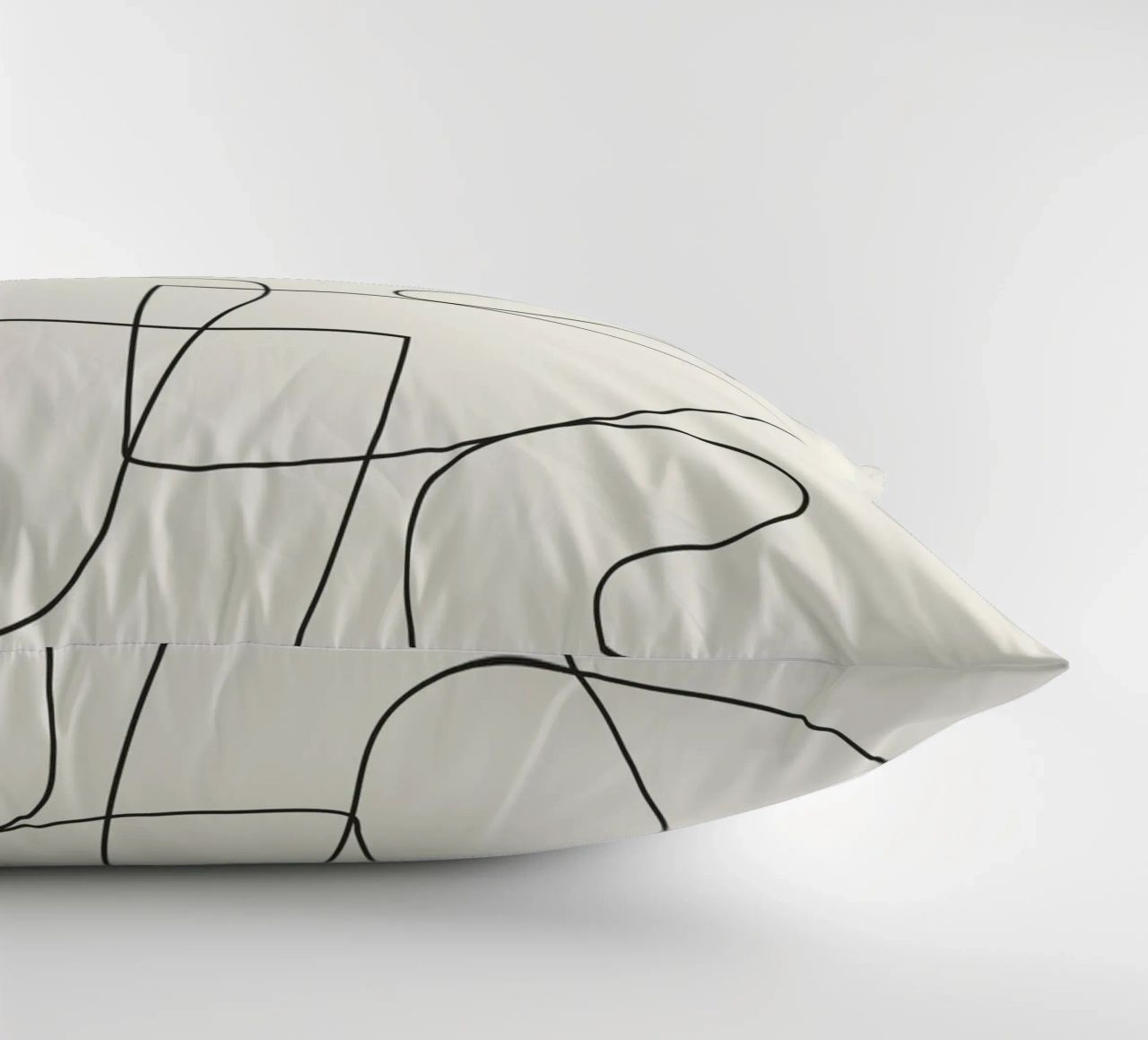 Minimal Abstract Shapes 03 decorative cushion by Nadjaa