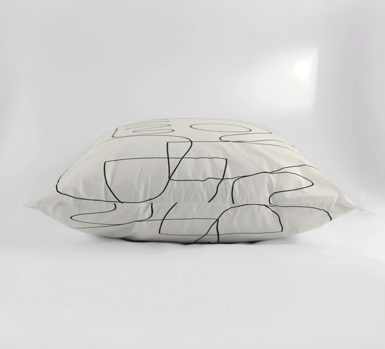 Minimal Abstract Shapes 03 decorative cushion by Nadjaa