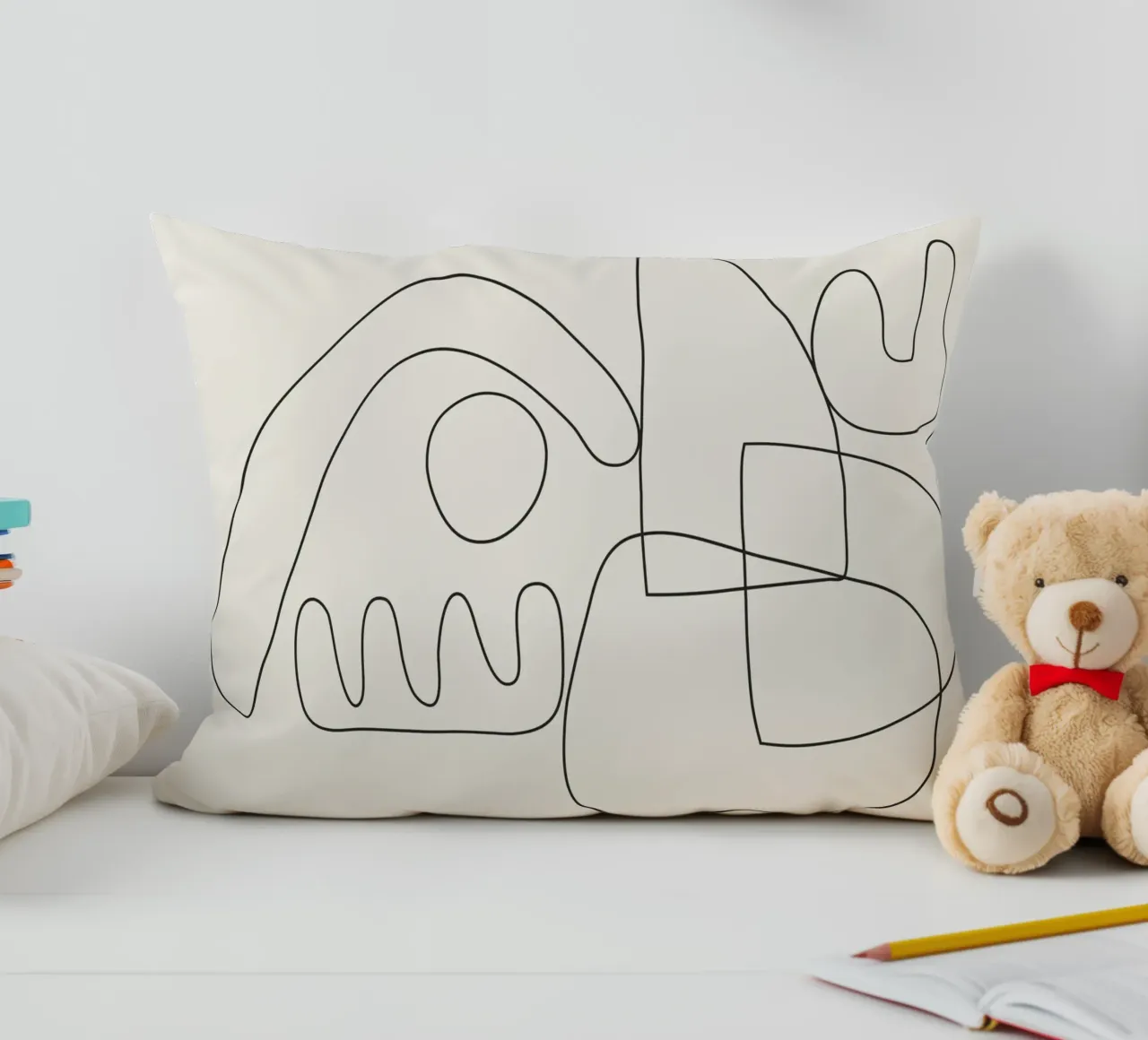 Minimal Abstract Shapes 03 cuscino da Nadjaa