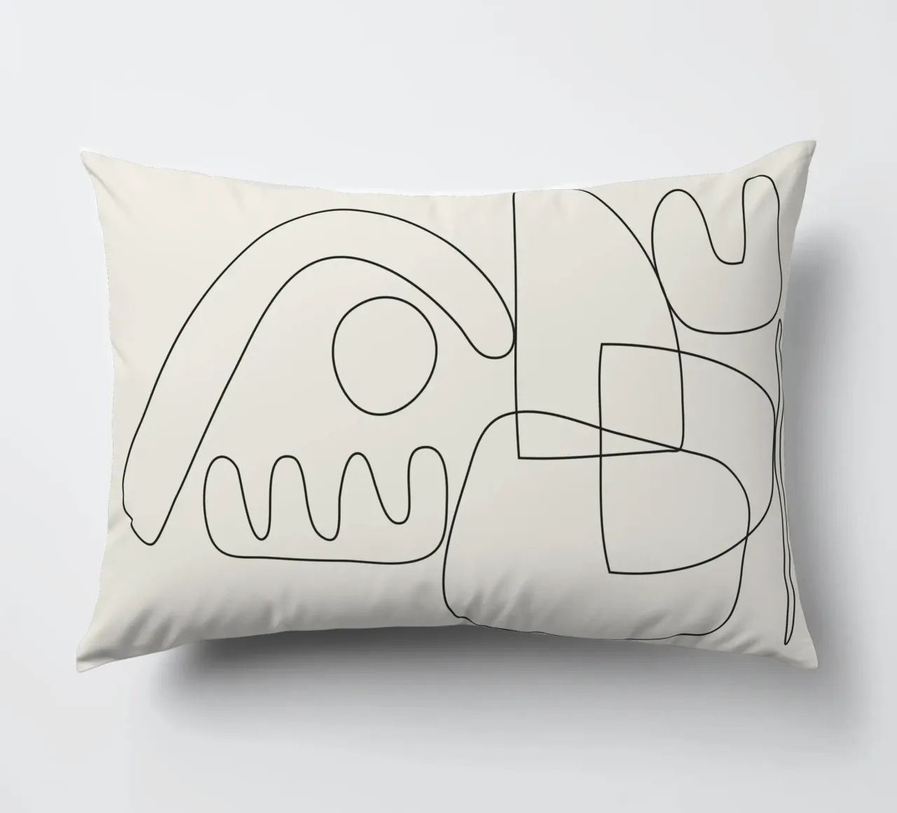 Minimal Abstract Shapes 03 cuscino da Nadjaa