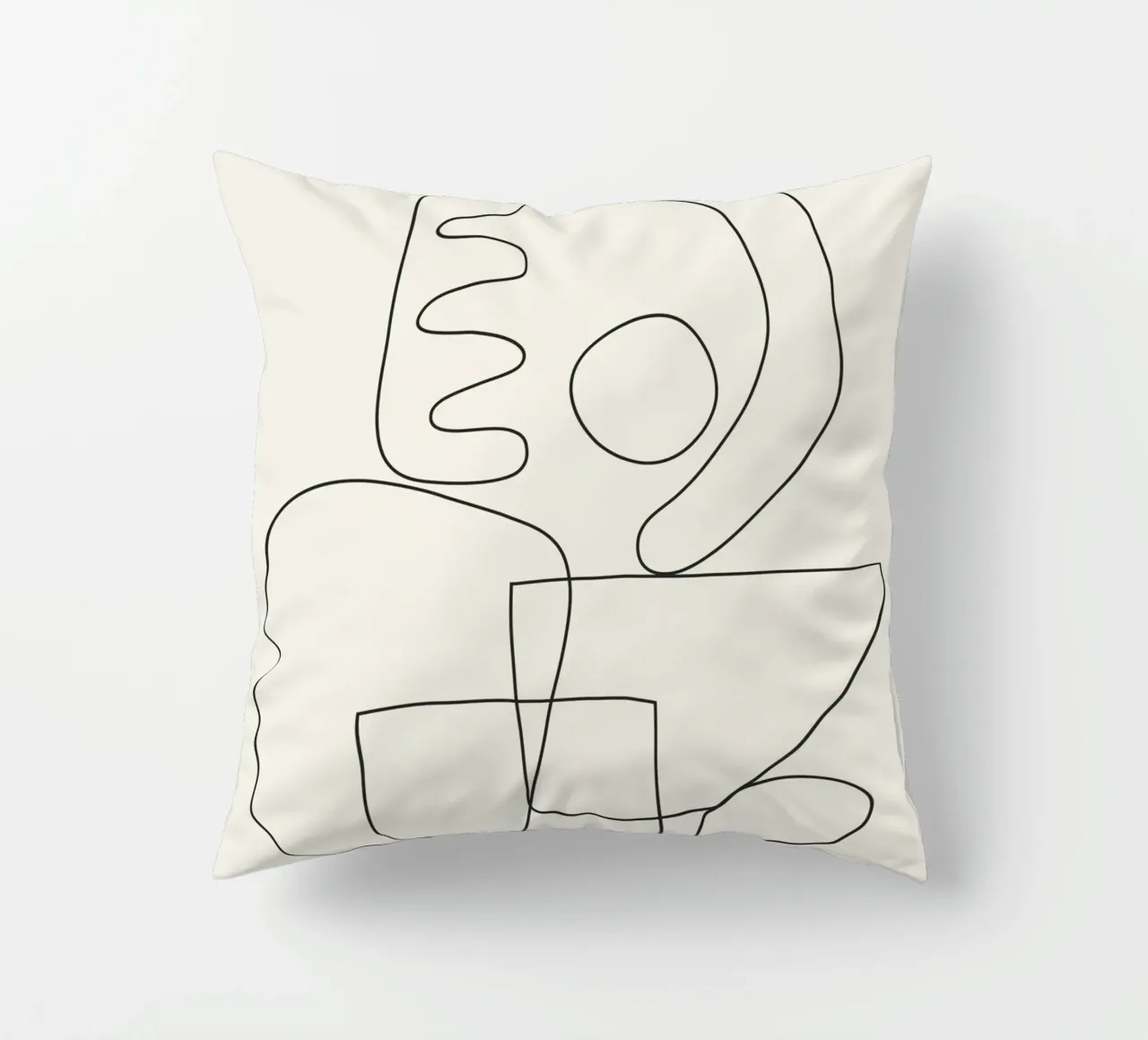 Minimal Abstract Shapes 03 cuscino da Nadjaa