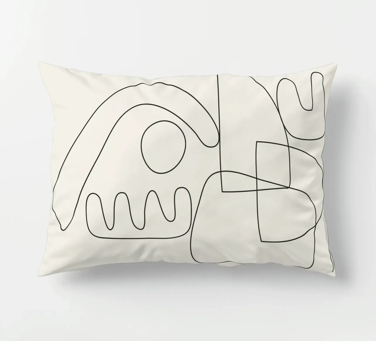 Minimal Abstract Shapes 03 cuscino da Nadjaa