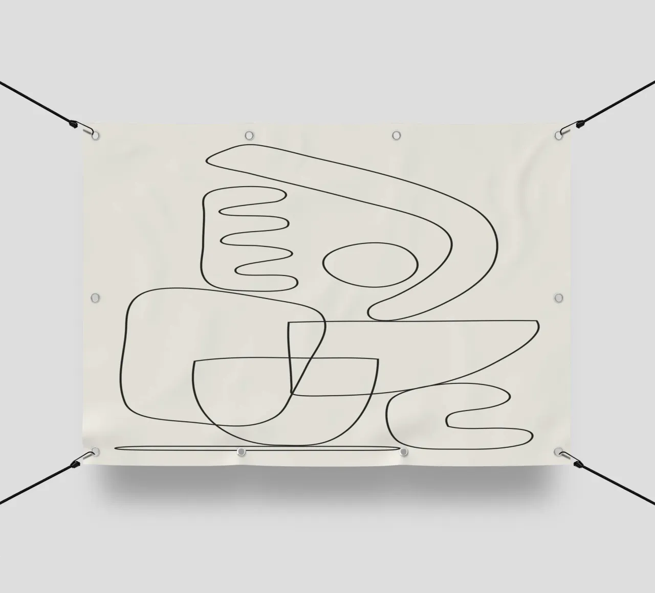 Minimal Abstract Shapes 03 telo in pvc da Nadjaa