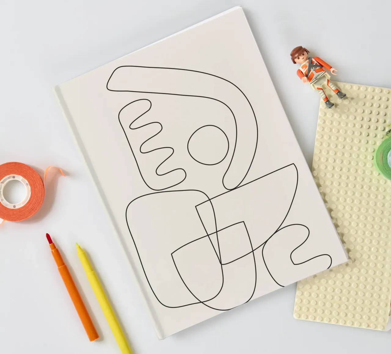 Minimal Abstract Shapes 03 notebook by Nadjaa