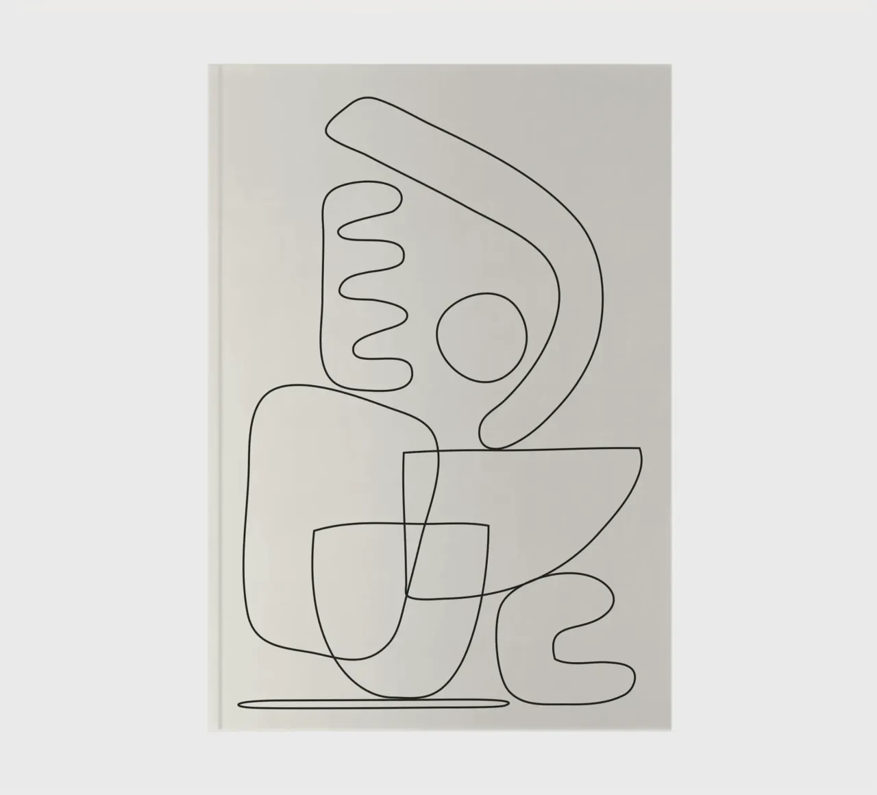 Minimal Abstract Shapes 03 notebook by Nadjaa