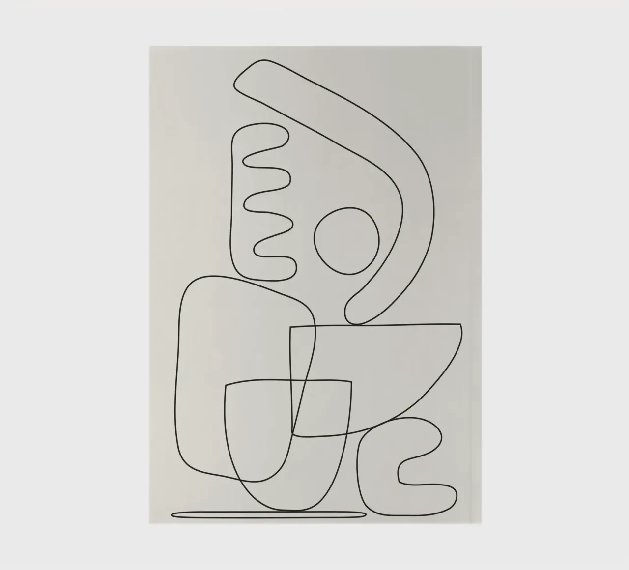 Minimal Abstract Shapes 03 notebook by Nadjaa