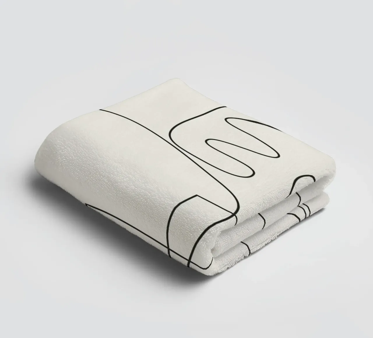 Minimal Abstract Shapes 03 Handtuch von Nadjaa