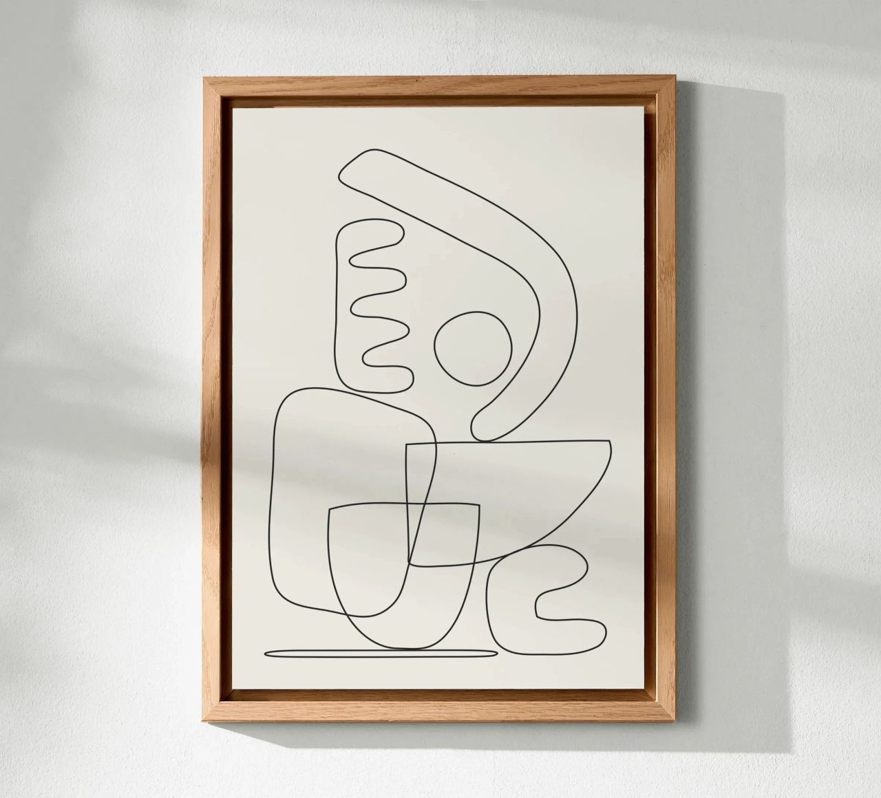 Minimal Abstract Shapes 03 alu-dibond by Nadjaa