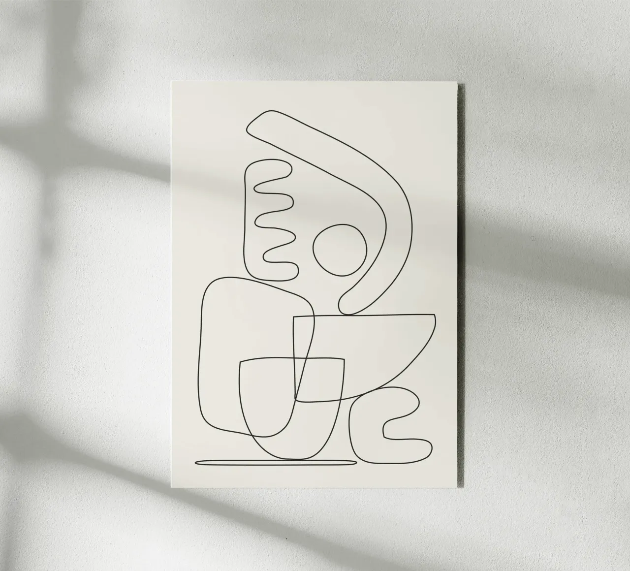 Minimal Abstract Shapes 03 alluminio dibond da Nadjaa