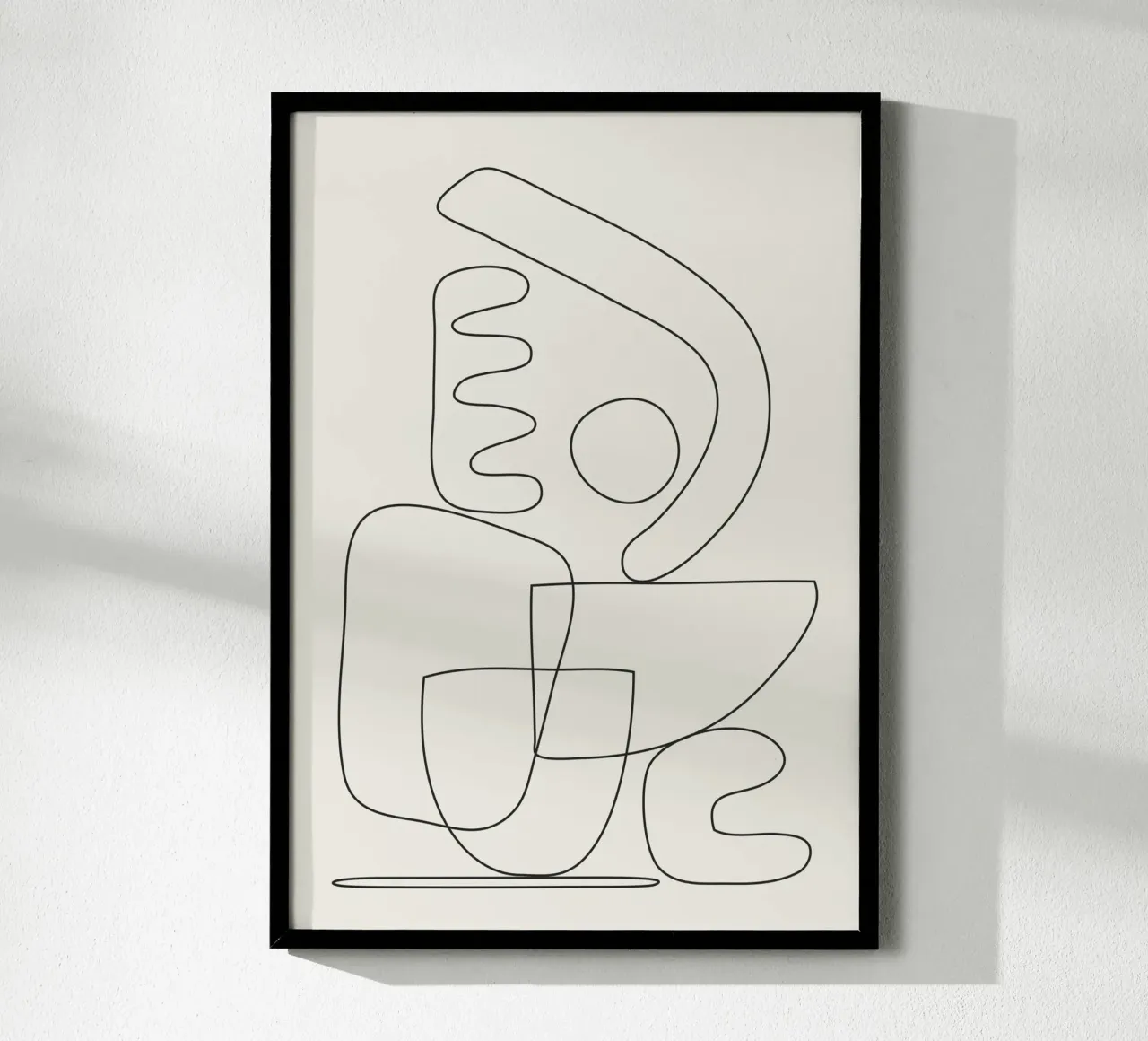 Minimal Abstract Shapes 03 poster de Nadjaa