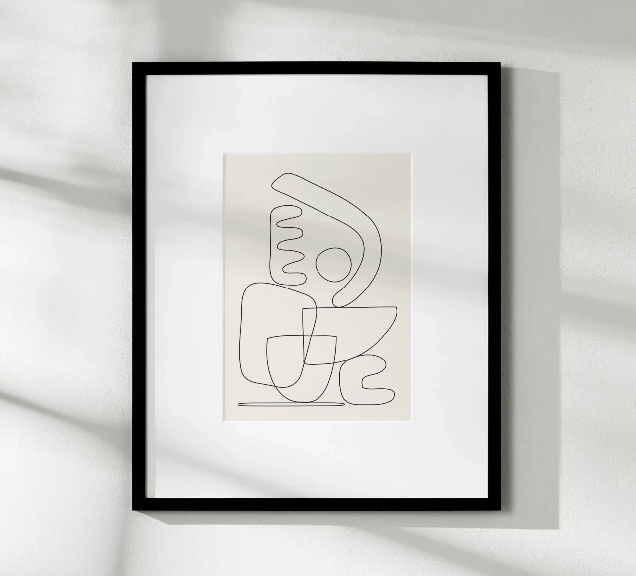 Minimal Abstract Shapes 03 poster by Nadjaa