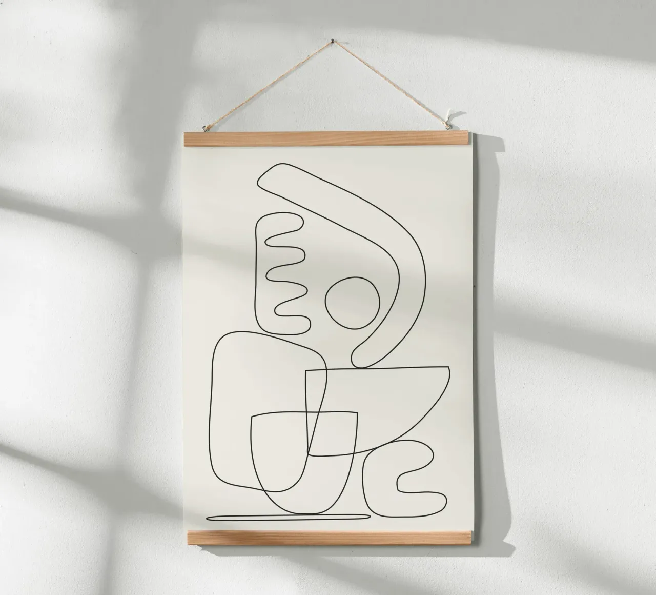 Minimal Abstract Shapes 03 poster de Nadjaa