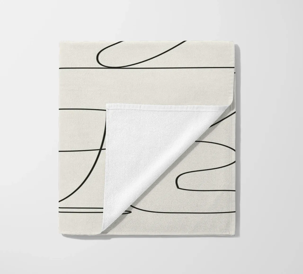 Minimal Abstract Shapes 03 Strandtuch von Nadjaa