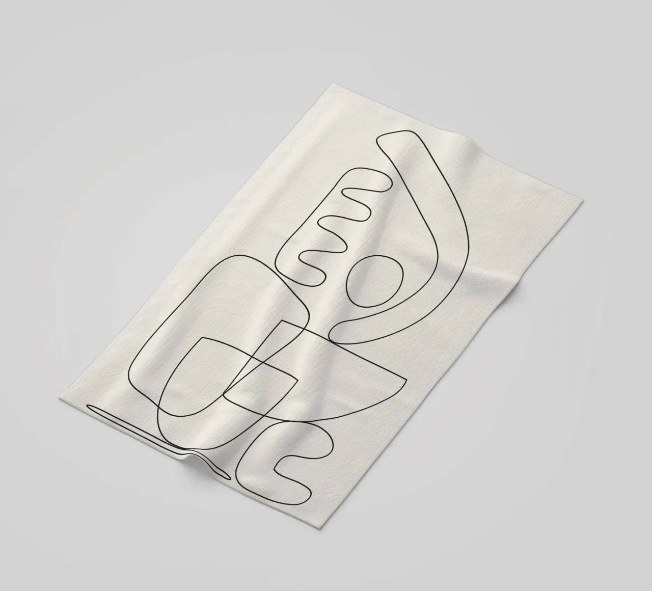 Minimal Abstract Shapes 03 telo mare da Nadjaa