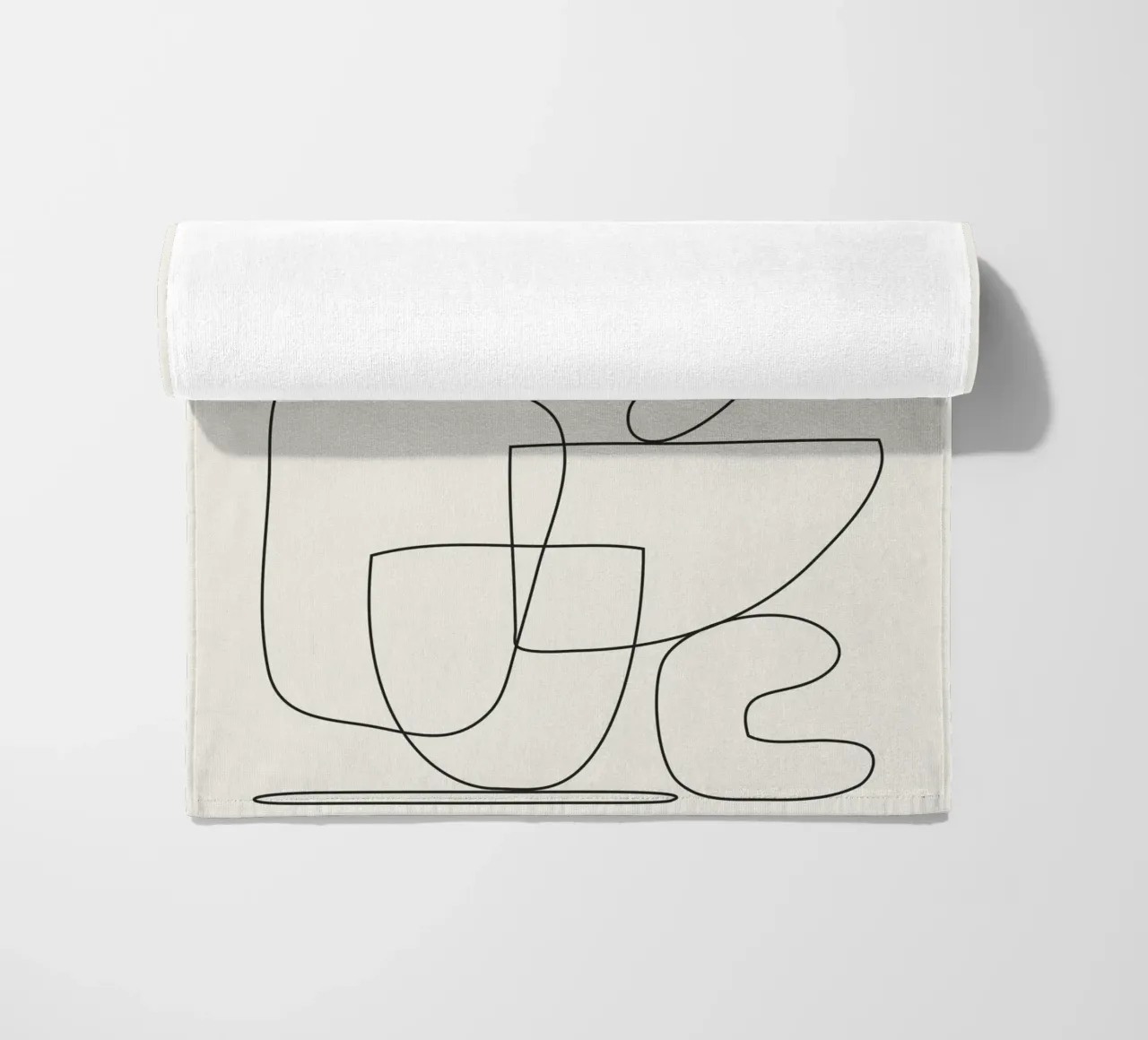 Minimal Abstract Shapes 03 telo mare da Nadjaa