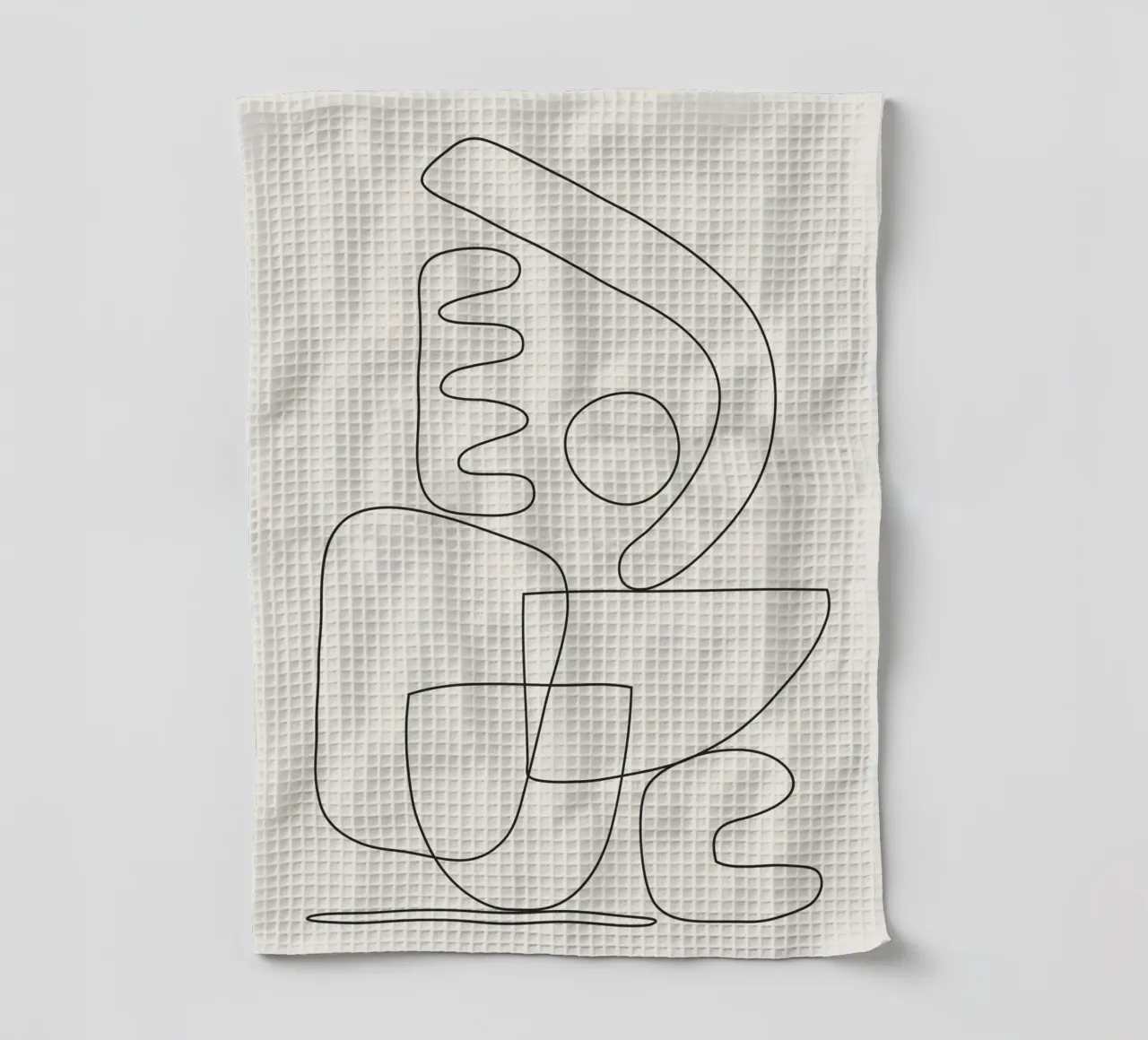 Minimal Abstract Shapes 03 torchon de Nadjaa