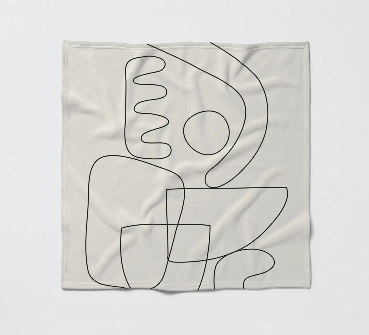 Minimal Abstract Shapes 03 coperta in pile da Nadjaa